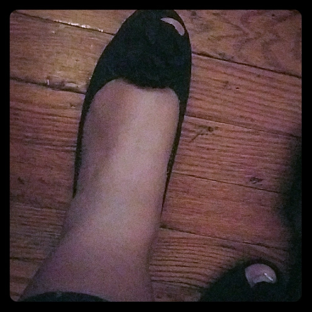 Black shoes